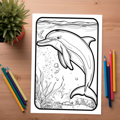 Creatures Under the Sea: Printable Educational Activity Book