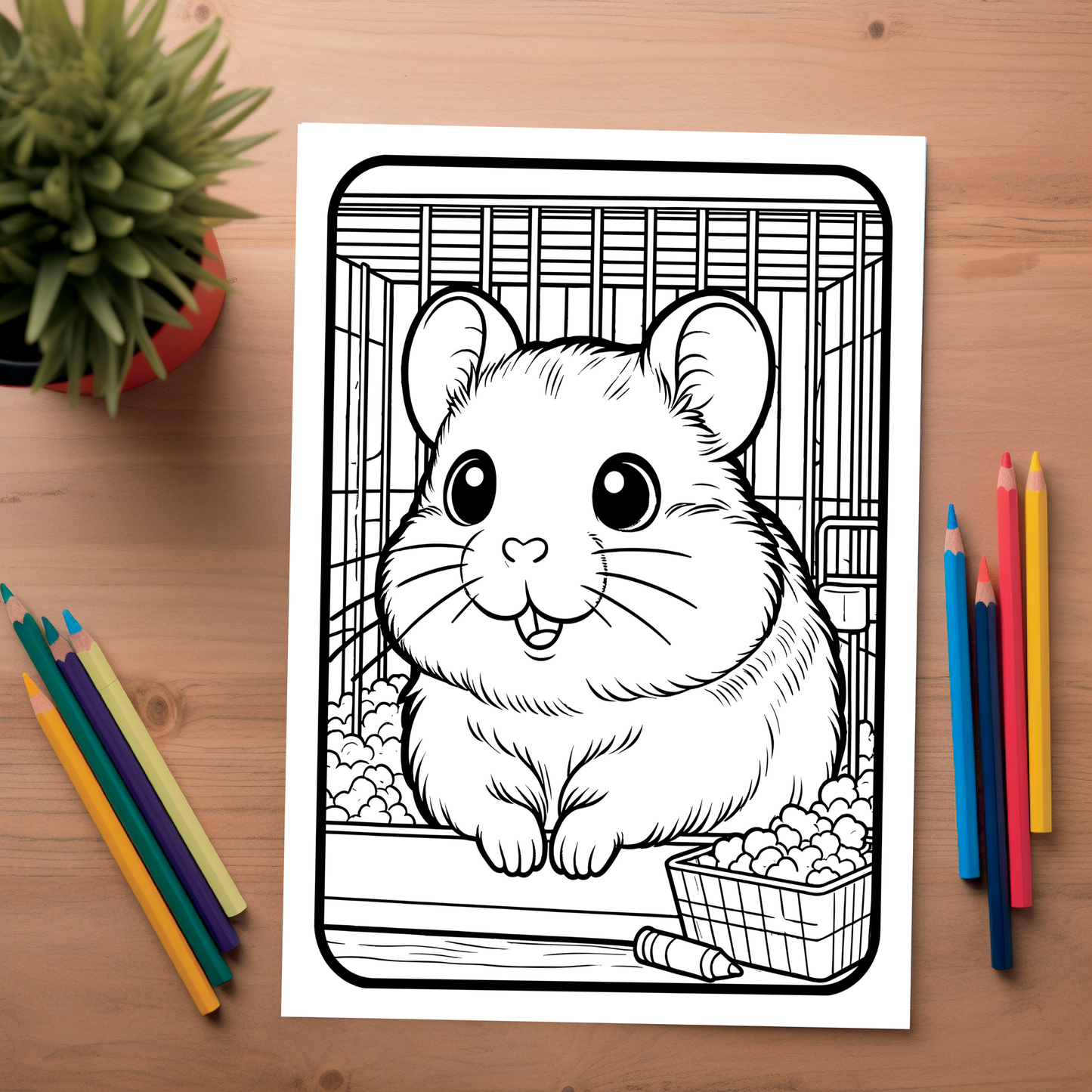 Pets Around the House: Printable Educational Activity Book