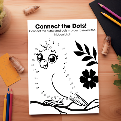 Pets Around the House: Printable Educational Activity Book