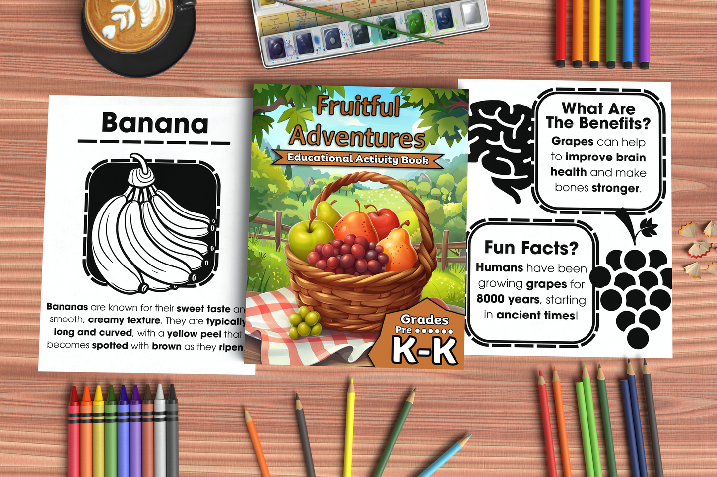 Fruitful Adventures: Educational Activity Book